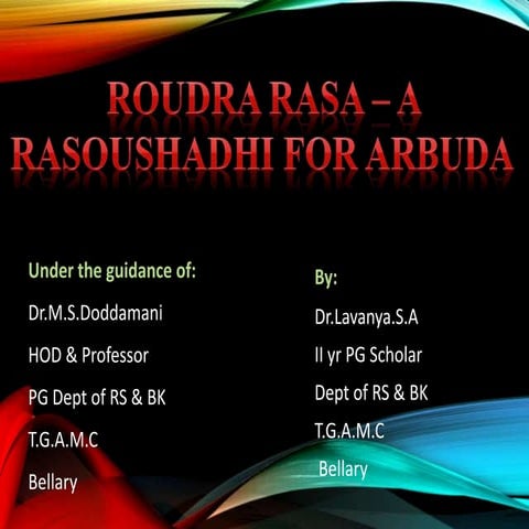 Dr.Lavanya.S.A - Roudra rasa