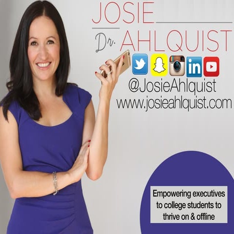 Keynote Talk by Dr. Josie Ahlquist