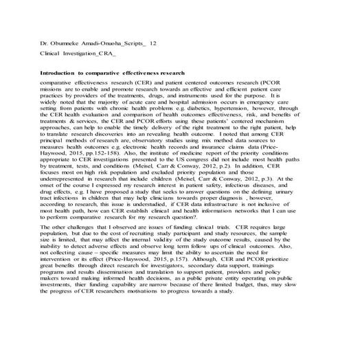 Dr. Obumneke Amadi-Onuoha Scripts- 12