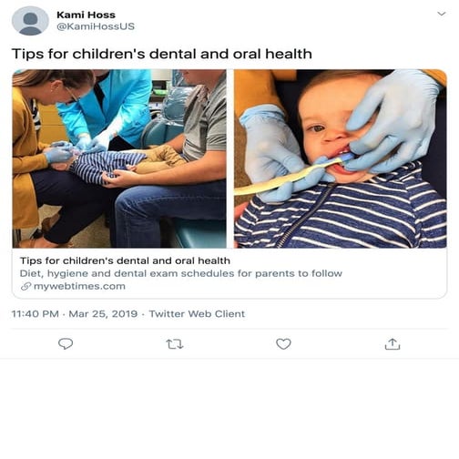 Tips for children's dental and oral health | PDF