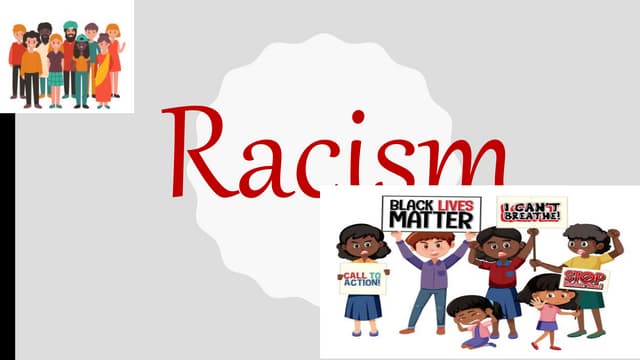 Racism presentation PPT Racism presentation PPT
