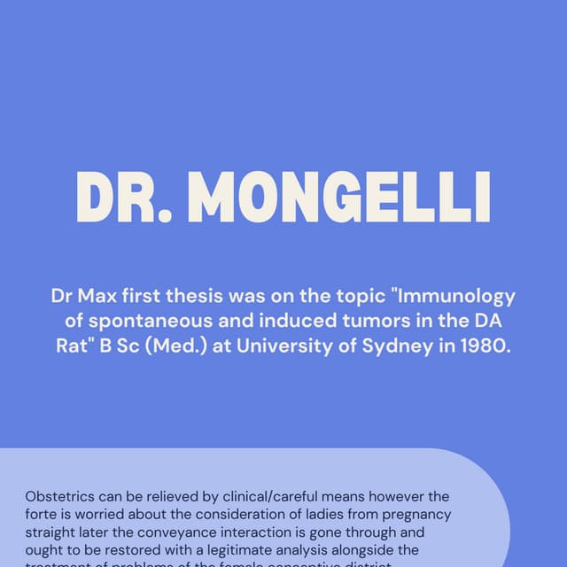 Dr. max Mongelli | PDF