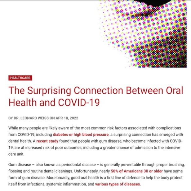 The Surprising Connection Between Oral Health and COVID-19 | PDF