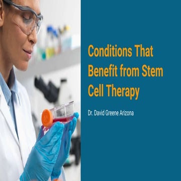 Stem Cell Therapy for Arthritis Insights from Dr. David Greene, Arizona ...