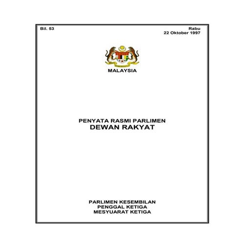 Penyata Rasmi Parlimen (Hansard): Karpal Singh Dedah Bahawa Anwar ...