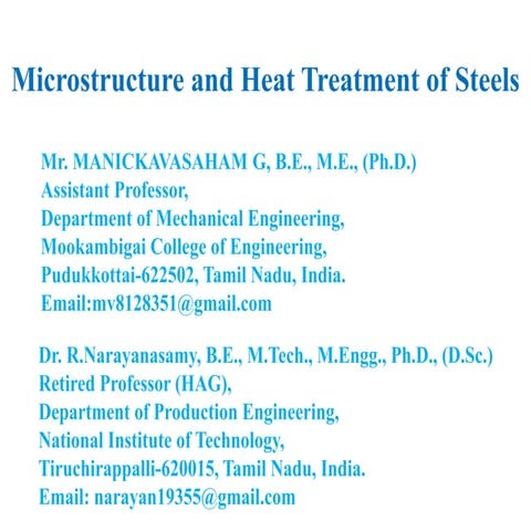 Microstructure and Heat Treatment of Steels.pptx