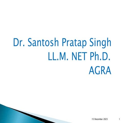 Sentencing Policy and Process in India.pptx