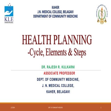 Dr. Rajesh HEALTH PLANNING.pptx