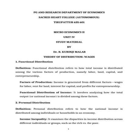 Dr. R. KURINJI MALAR MICRO ECONOMICS II UNIT IV.docx