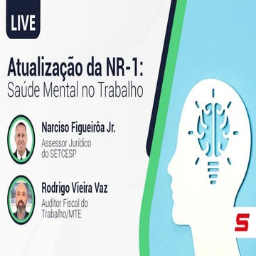 Narciso Figueiroa Jr. - participou da Live NR-1