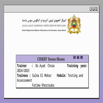 Criterion vs. Norm referenced or standardized testing