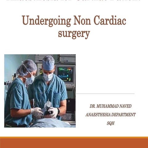 Anaesthesia for off pump coronary artery bypass grafting | PPTX