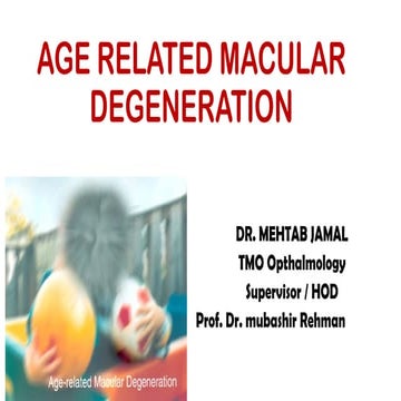 Age related macular degeneration | PPTX