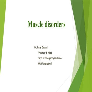 MUSCULAR DYSTROPHY PPT pdf | PDF