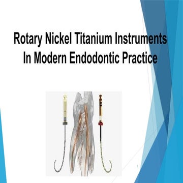 Rotary endodontic instuments basic and divices | PPTX