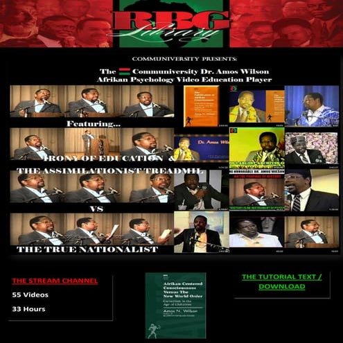 Afrikan centered consciousness versus the new world order | PDF