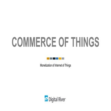 Commerce of Things