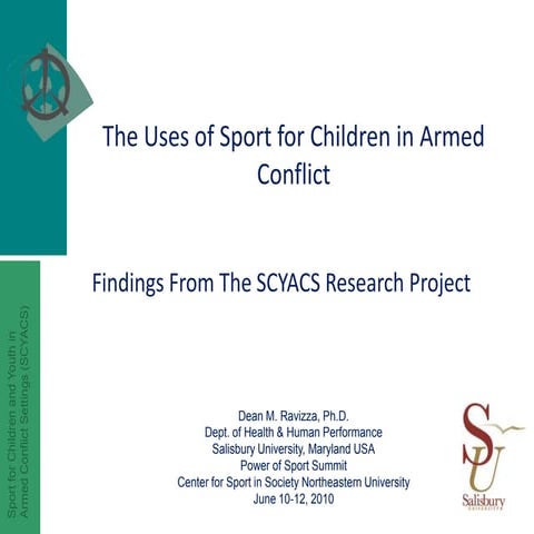 SPORTS May be used as a substitute to war | PPTX