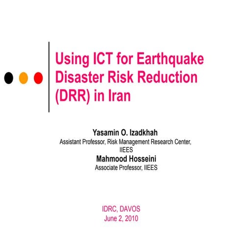 Role of ICT (information communication technology) in disaster ...