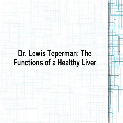 Dr. Lewis Teperman presentations