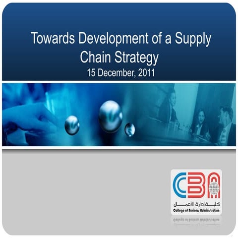 Dr. Mohamad Fazle Rabbi - supply chain strategy