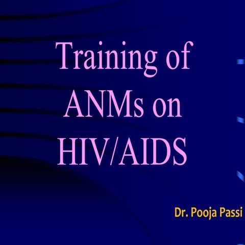 Training of ANMs-India