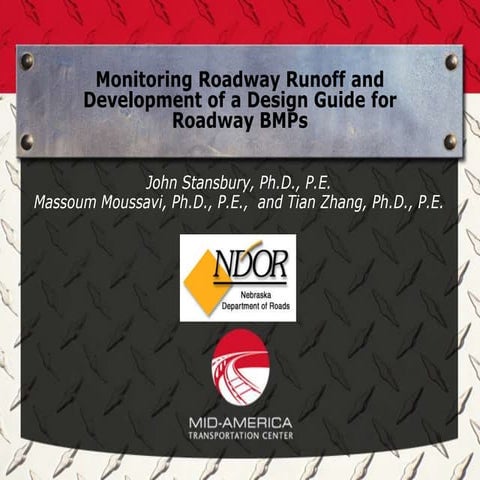 NDOR Research Conference: Dr. Zhang
