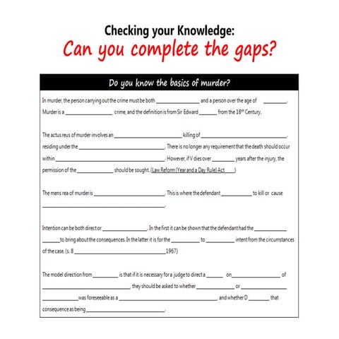 Diminished Responsibility