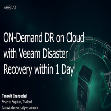 DRaaS on Microsoft Azure with Veeam Software