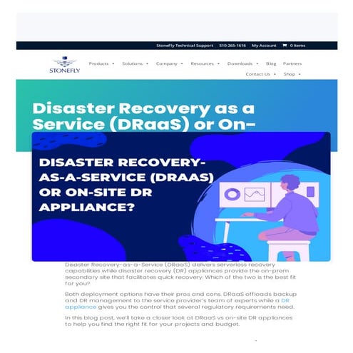 DRaaS vs. On-Prem DR Appliance: Which is Right for You?