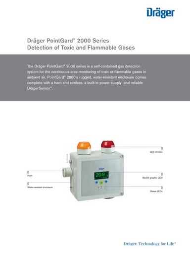 Drager PointGard 2000 Series Gas Detection System