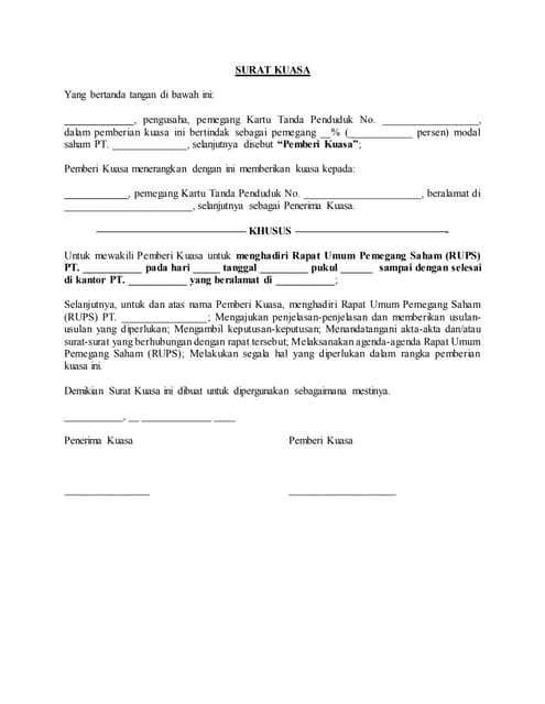 Berita acara rups | DOCX