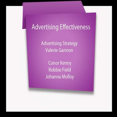 Advertising Hierarchy of Effects 