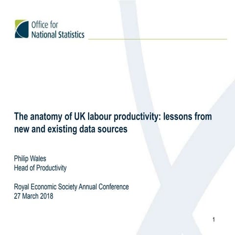 The anatomy of UK labour productivity: lessons from new and existing data sou...
