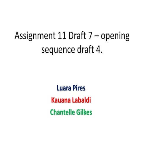 Draft 4 part 3 | PPTX