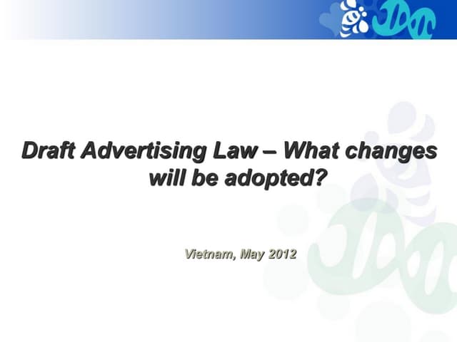 New Advertising Law in Vietnam