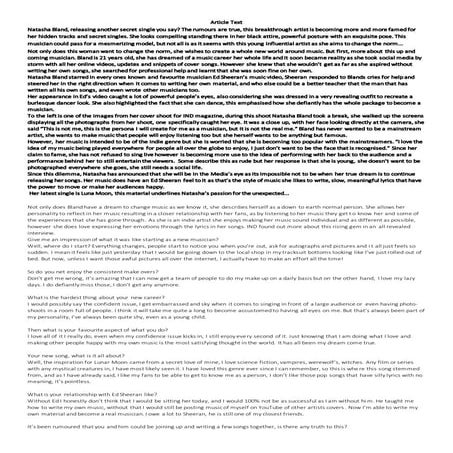 Interview Transcript for magazine | DOCX