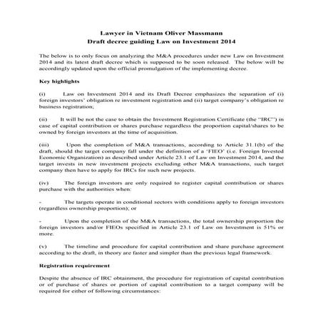 Law on the investment | PDF