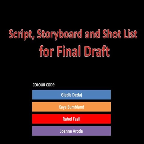 Draft five s & s