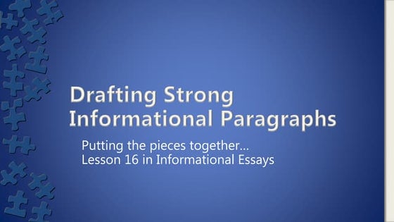 Drafting the conclusion with a partner | PPTX