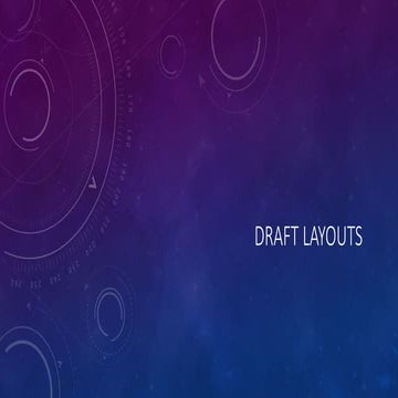 Draft layouts for magazine font | PPTX | Advertising Industry | Industries