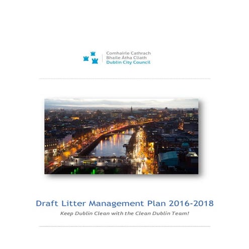Draft Litter Management Plan
