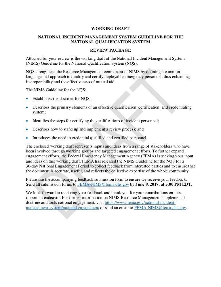 national incident management system