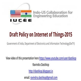 Draft Policy on Internet of Things-...