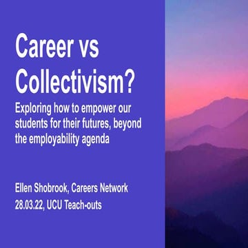 UCU Teach-Out - Feb 2022