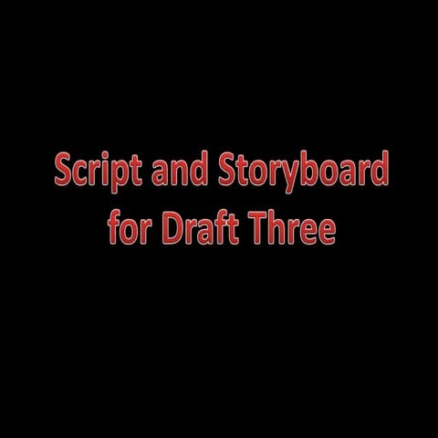 Draft three s & s