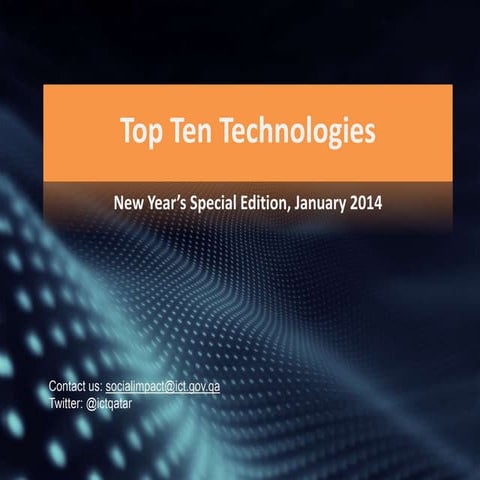 Technology trends for 2013 | PPTX