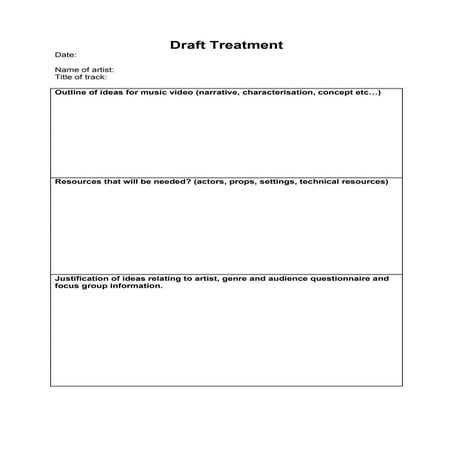 Draft treatment