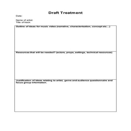 Draft treatment
