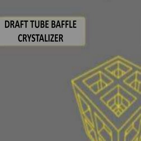 Draft tube buffle crystalizer